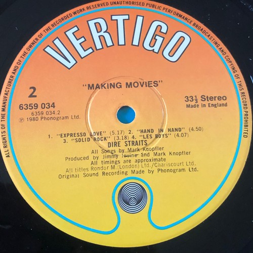 96 - Dire Straits. Making movies. Vertigo 6359 034