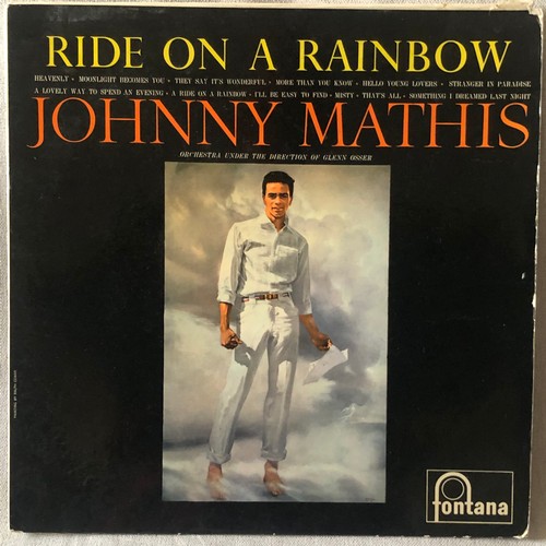 100 - Johnny Mathis. Ride on a rainbow. Fontana records TFL 5061