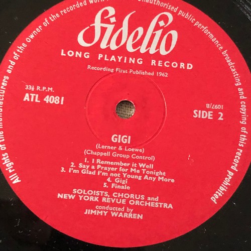 107 - Gigi. Delta records. Mono ATL 4081