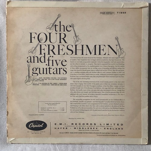 109 - The four freshman And five guitars. Capital records. T12555 b