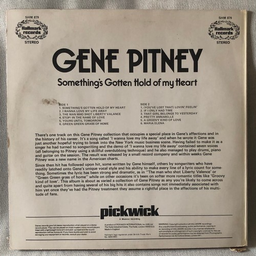 111 - Jean Pitney. Something’s gotten Hold of my heart. Hallmark records. Stereo SHM 879