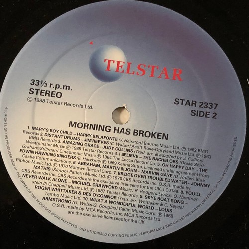 118 - Morning has broken. 20 religious favourites. Telstar. STAR 2337