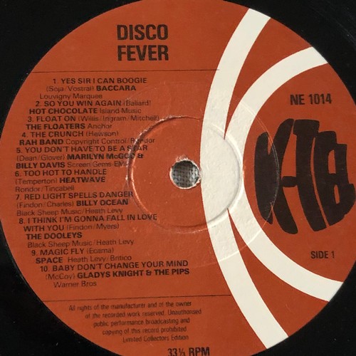 120 - Disco Fever. 20 original disco hits. K-tel NE1014