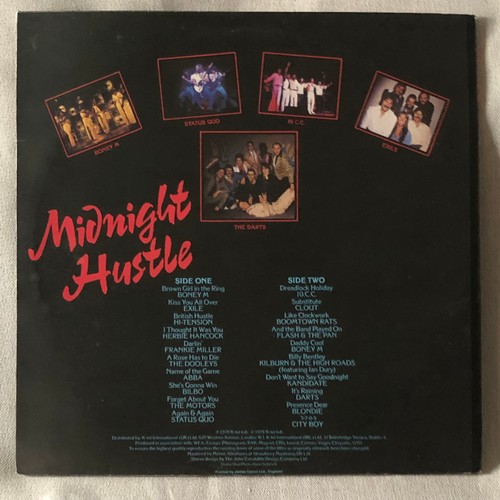 121 - Midnight hustle. 20 original hits: Original stars. No poster. K-tel NE 1037