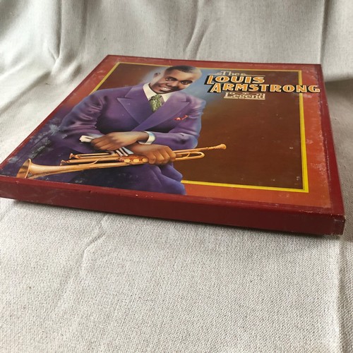 130 - The Louis Armstrong legend. Boxed collection of four LPs. World records. SM421 - SM424