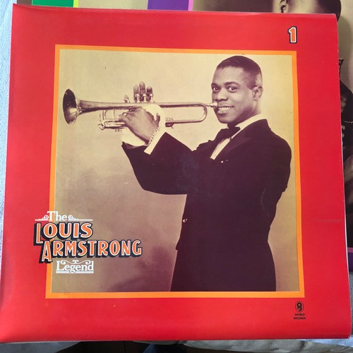 130 - The Louis Armstrong legend. Boxed collection of four LPs. World records. SM421 - SM424