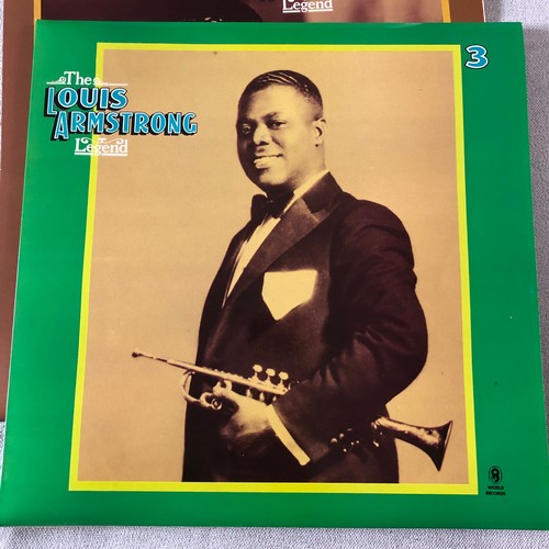 130 - The Louis Armstrong legend. Boxed collection of four LPs. World records. SM421 - SM424