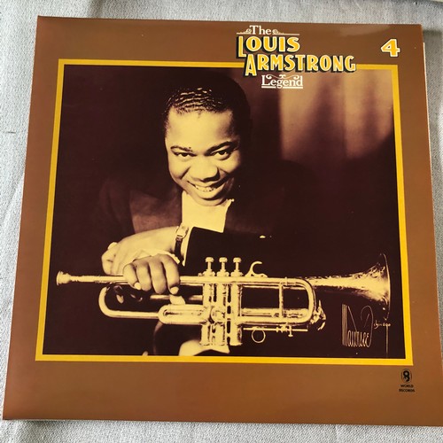 130 - The Louis Armstrong legend. Boxed collection of four LPs. World records. SM421 - SM424