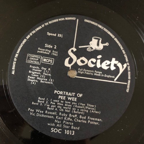 133 - Portrait of Pee Wee. ARC Society saga records  SOC1013