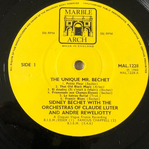 143 - The unique Mr. Bechet. Marble arch mono MAL 1228