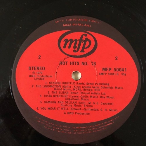 152 - Hot hits XIII. MFP EMI stereo MFP 50041