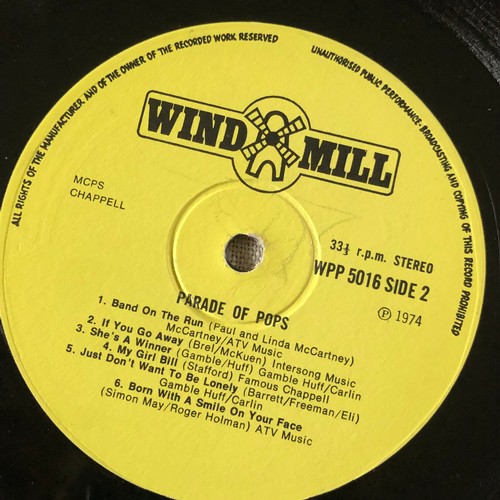 155 - Solid gold parade of pops 1974.  Windmill WPP5016