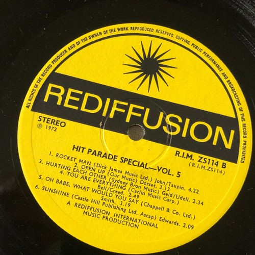 159 - Hit parade special. Volume five. Rediffusion Stereo ZS114