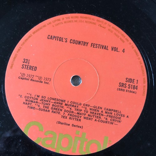 168 - Capital's Country Festival Vol. 4 Starline SRS 5184 Stereo