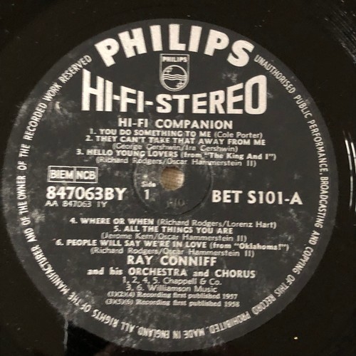 194 - The Ray Conniff hi-fi companion. Phillips hi-fi stereo. BET S101. Two Record set