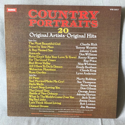 285 - Country portraits. 20 original artists  Warwick WW5057