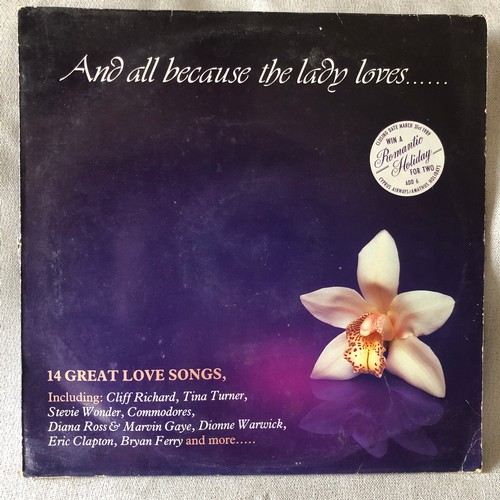 425 - And all because the lady loves….. 14. Great love songs. Dover records. ADD6