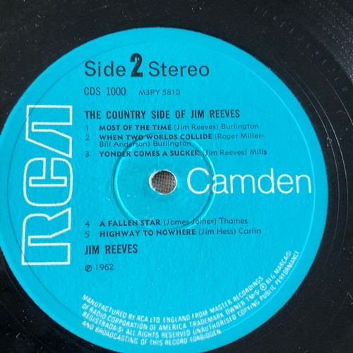 429 - The Country Side of Jim Reeves. Camden stereo RCA CDS1000