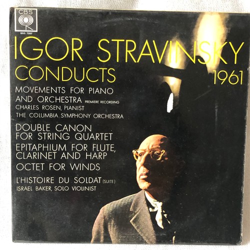 432 - Igor Stravinsky conducts 1961. Moments for piano and Orchestra CBS BRG 72007