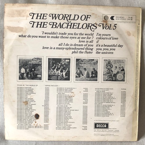 436 - The world of the Bachelors volume five. Decca Records PA96