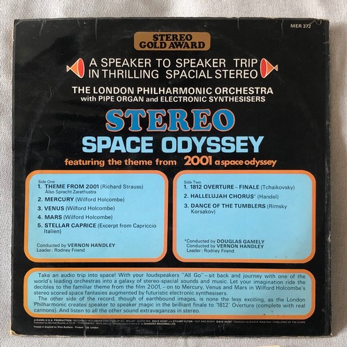 438 - Space Odyssey. Stereo featuring theme from 2001 Space Odyssey . MER372