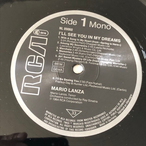 446 - Mario Lanza. I’ll see you in my dreams  RCA mono NL 89060