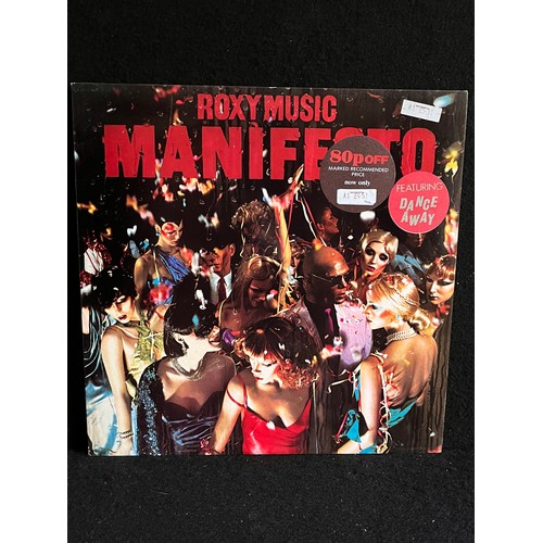 1025 - Roxy Music, manifesto. Polydor records super deluxe. POL H,O0 one