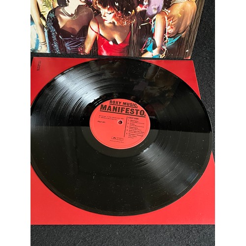 1025 - Roxy Music, manifesto. Polydor records super deluxe. POL H,O0 one