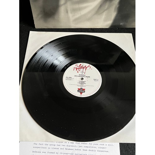 1028 - Bo Deans. Promotional copy with promotional letter, London records. SLAP11