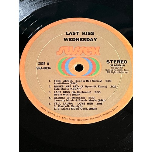 1033 - Last kiss. Wednesday. Stereo Sussex records, SRA, 8034