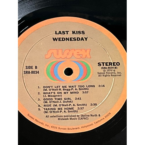 1033 - Last kiss. Wednesday. Stereo Sussex records, SRA, 8034