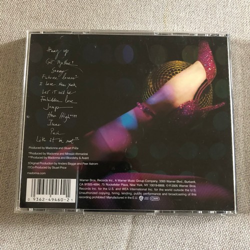 60 - Madonna. Confessions on a dancefloor CD