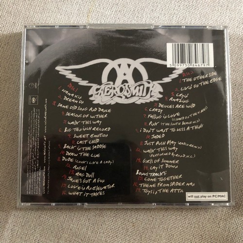 70 - Oh yeah! Ultimate Aerosmith hits. Double CD holographic cover