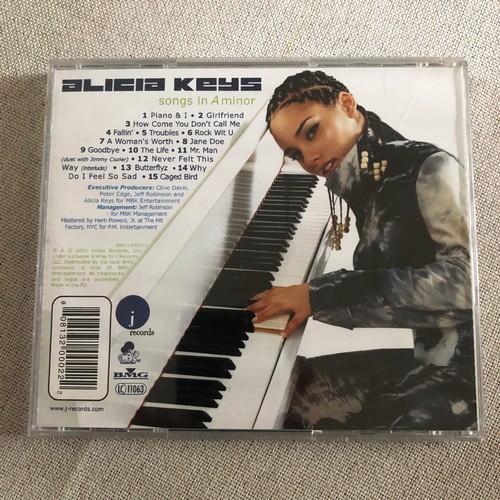 76 - Alicia Keys. Songs in a minor CD