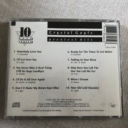 80 - Crystal Gayle. Greatest hits. 10 best series CD