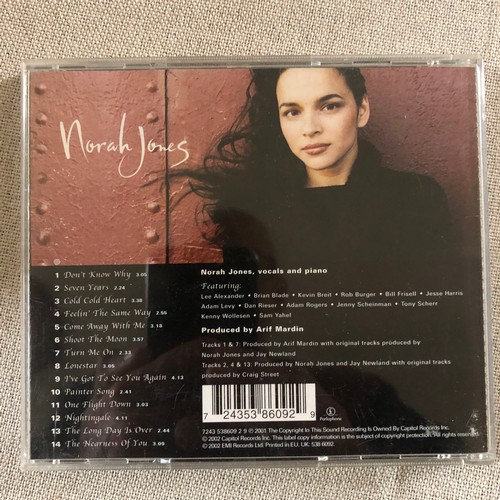 97 - Norah Jones. Come away with me. CD