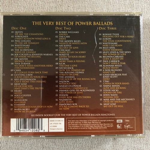 98 - The very best of power ballads. Triple CD