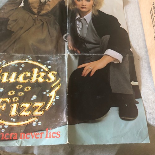 99 - Books fizz poster. My camera never lies . Used with remnants of Blu-Tack