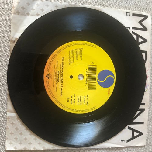 100 - Madonna. Dear Jessie/ Till death do us part. Single. Sire W2668