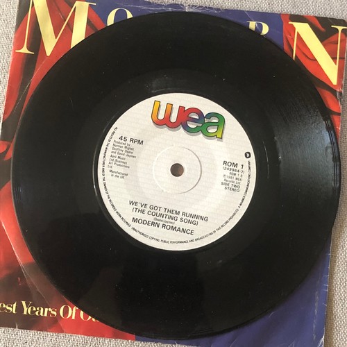 104 - Modern romance. Single. Best years of our lives /We’ve got them running ROM1