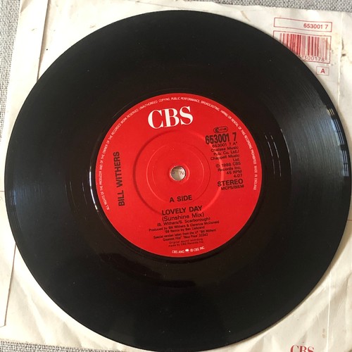 105 - Bill Withers. Single. Lovely day. Sunshine mix /Original mix. CBS653 0017