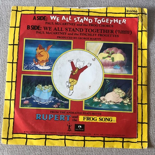 108 - Paul McCartney and the frog chorus. Single. We all stand together. Parlophone R6086