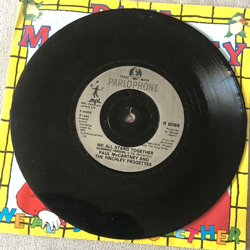 108 - Paul McCartney and the frog chorus. Single. We all stand together. Parlophone R6086