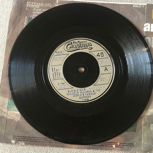 109 - Malcolm McLaren and the world’s famous supreme team. Buffalo gals. Single MALC 1