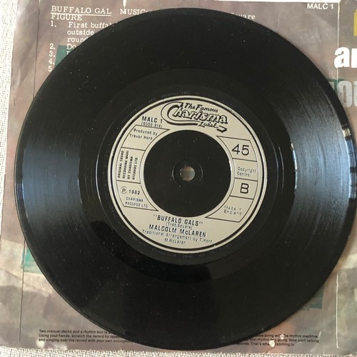 109 - Malcolm McLaren and the world’s famous supreme team. Buffalo gals. Single MALC 1