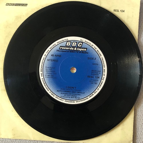 112 - Keith Harris and Orville. Orville’s song / I didn’t. Single BBC enterprises RESL 124