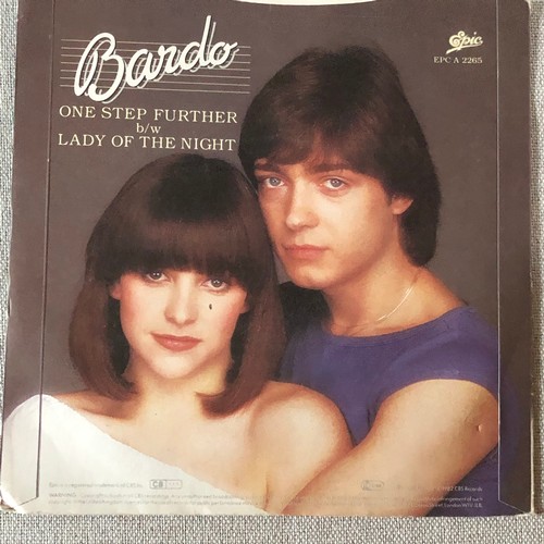 185 - Bardo. One step further/Lady of the night. Single epic EPCA2265