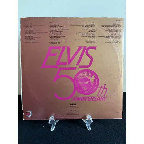 198 - Elvis the Pelvis album 50th Anniversary Italian import. NL89515(2)