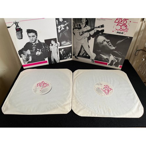 198 - Elvis the Pelvis album 50th Anniversary Italian import. NL89515(2)