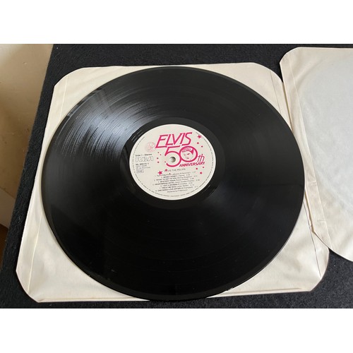 198 - Elvis the Pelvis album 50th Anniversary Italian import. NL89515(2)